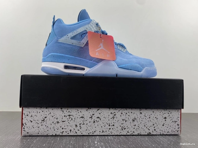 One Kick (PE) Retro UNC HO12MNJDLS247 Jordan 4 0814